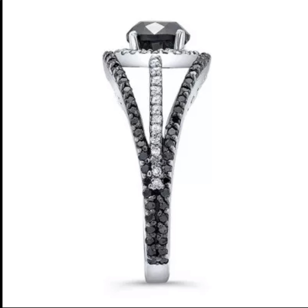 New 925 Silver eye Sapphire Layered Ring 💍 - Picture 4 of 5
